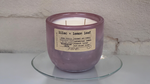 Lilac + Lemon Leaf