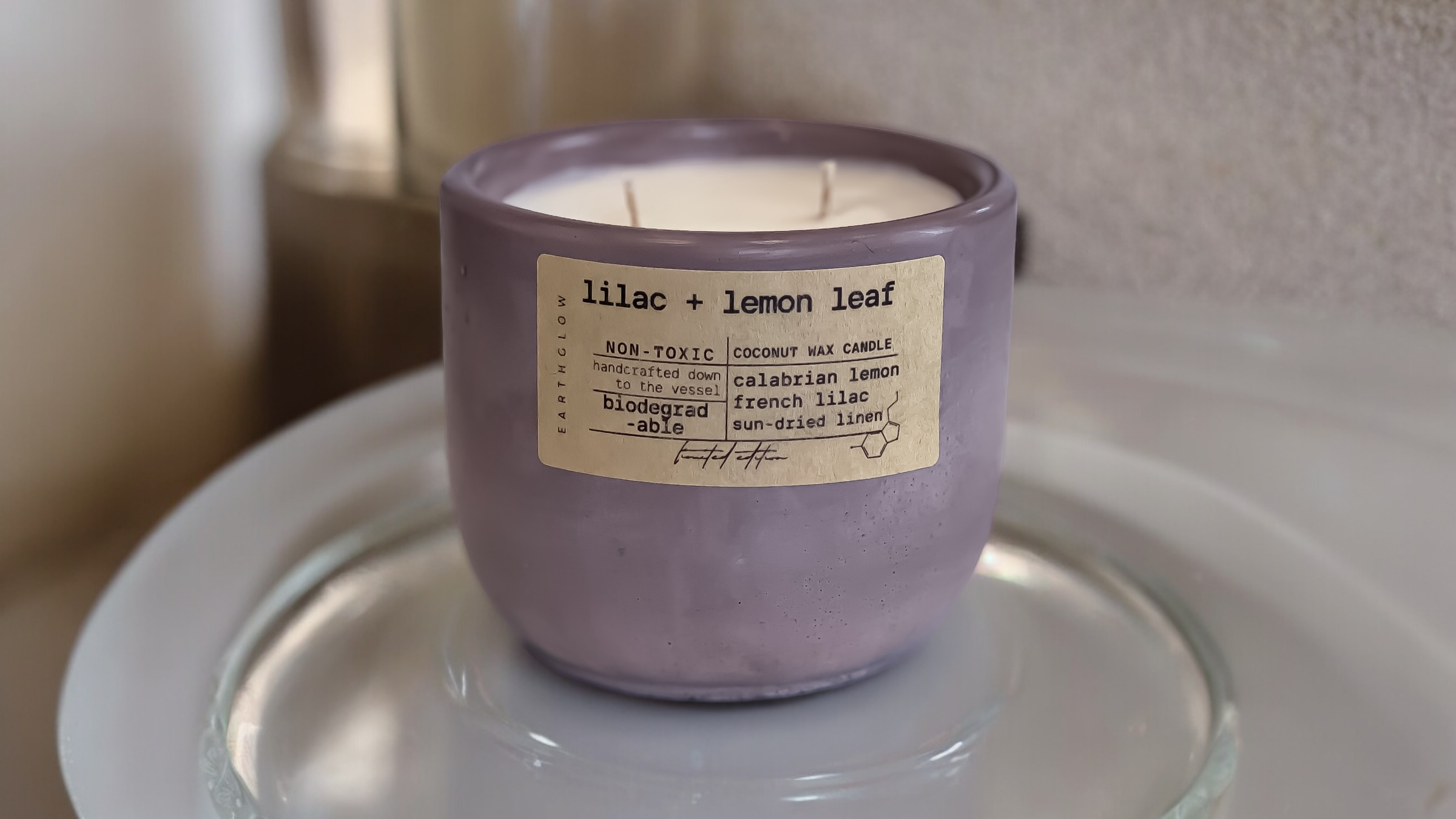 Lilac + Lemon Leaf