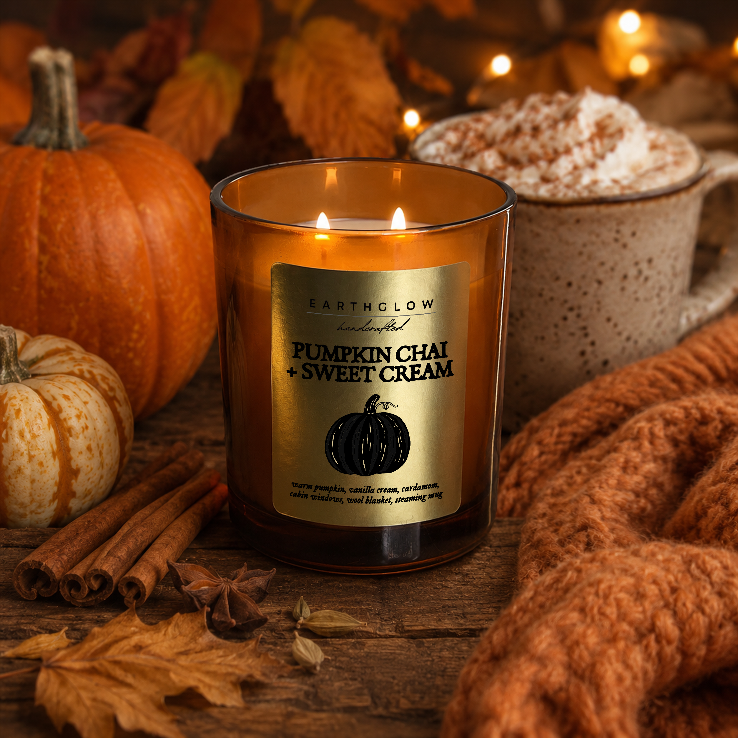 Pumpkin Chai + Sweet Cream