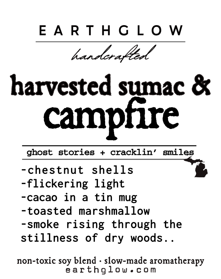 Harvested Sumac + Campfire