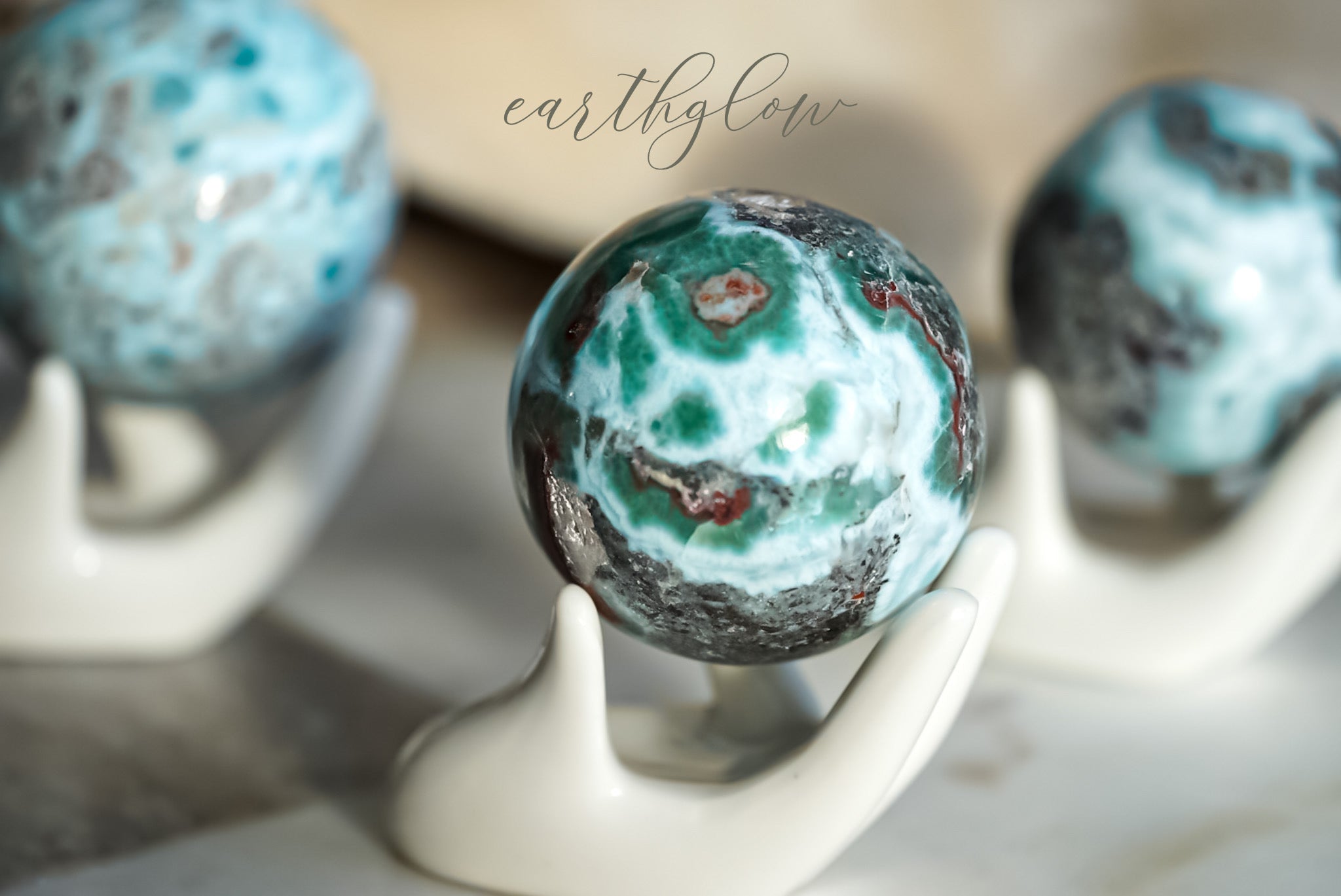 Esfera de larimar